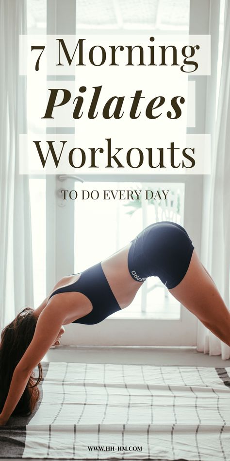 7 Morning Pilates Workouts - Her Highness, Hungry Me Stretches For Men, Morning Pilates, Flexibility Stretches, Full Body Pilates Workout, Mat Pilates Workout, Pilates Workout Plan, Pilates Workout Videos, Pilates Workout Routine, Pilates Workouts