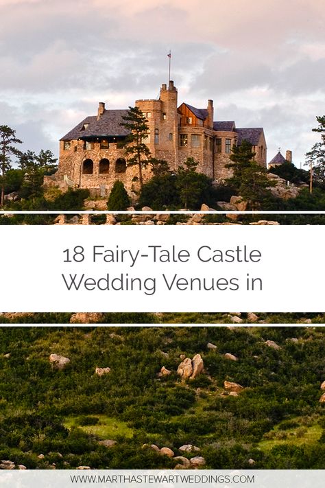 Castle Wedding Venues, European Wedding Venue, Marriage Venues, Wedding Castle, American Castles, Wedding Fairy, Destination Wedding Ideas, Small Castles, Castle Wedding Venue