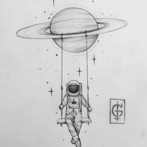 Идеи рисунков на Пасху Galaxy Drawings, Astronaut Drawing, Gatos Cool, رسم كاريكاتير, Planet Drawing, Space Drawings, Cute Sketches, Unique Drawings, Easy Drawings Sketches