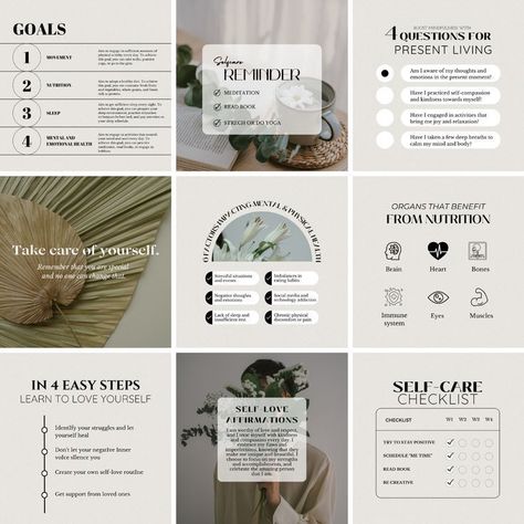 Get creative with your health and wellness Instagram posts with customizable Canva templates. Share mindfulness tips, work with a wellness coach, and practice yoga for a well-rounded self-care routine. #CanvaTemplates #MindfulnessTips #WellnessCoach #Yoga #SelfCareRoutine Health And Wellness Instagram Post Ideas, Wellness Instagram, Carousel Post, Instagram Branding Design, Coach Instagram, Health And Wellness Coach, Instagram Layout, Instagram Feed Ideas, Highlight Covers