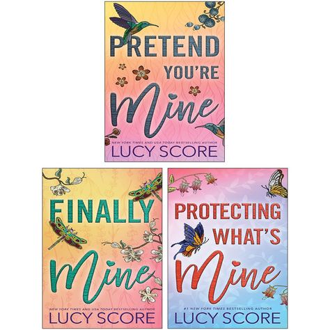 The Benevolence Series 3 Books Collection Set by Lucy Score (Pretend You're Mine, Finally Mine, Protecting What’s Mine) Lucy Score Books, Your Mine, Lucy Score, Best Book Club Books, Bloom Book, Subscriptions For Kids, You're Mine, Spring Books, Night Book