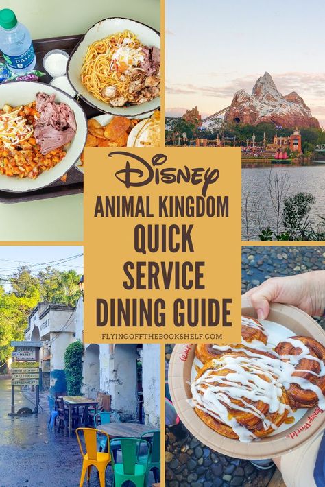 Find the best Quick Service dining options for your day at Disney's Animal Kingdom! From full menu counter service restaurants to snack locations, here's everything you need to know about Quick Service food at Animal Kingdom! Animal Kingdom Quick Service Meals | Animal Kingdom Quick Service Breakfast | Best Quick Service Restaurants at Animal Kingdom Animal Kingdom Resort, Animal Kingdom Snacks, Animal Kingdom Restaurants, Animal Kingdom Food, Animal Kingdom Dining, Character Dining, Quick Service Restaurant, Disney World Vacation Planning, Disney World Food