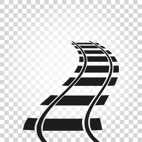 14,887 Train Tracks Illustrations, Royalty-Free Vector Graphics & Clip Art - iStock Train Sillouhette, Railroad Tracks Drawing, Train Track Illustration, Train Track Tattoo Ideas, Train Track Drawing, Train Tracks Drawing, Rail Decor, Thomas The Train Engine, Train Graphic