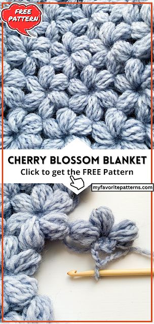 Click the link here to get a Free pattern Cherry Blossom Blanket Free Crochet Pattern Imagine having a cozy blanket covered in beautiful cherry blossoms in your home. Well, you can make one with this free pattern by Danielle Miller! It’s called the “Cherry Blossom Blanket,” and you can find it on a website called […] Flower Crochet Blanket Pattern Free, Spring Blanket Crochet, Cherry Blossom Crochet Blanket, Crochet Cherry Blossom Granny Square, Cherry Blossom Crochet Pattern Free, Cherry Blossom Granny Square, Crochet Cherry Blossom Pattern, Cherry Blossom Crochet Pattern, Free Crochet Pattern Blanket