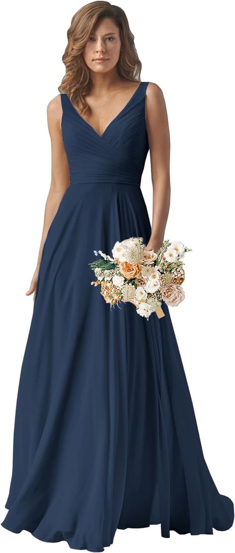 Sukleet Chiffon Bridesmaid Dresses Long for Women A Line Ruched Formal Porm Evening Gowns at Amazon Women’s Clothing store Wedding Maid Of Honor, Pageant Photography, Wedding Maids, Bridesmaid Dresses Long, Holiday Photoshoot, Maid Of Honour Dresses, Chiffon Bridesmaid Dresses, Photoshoot Dress, Long Bridesmaid Dress