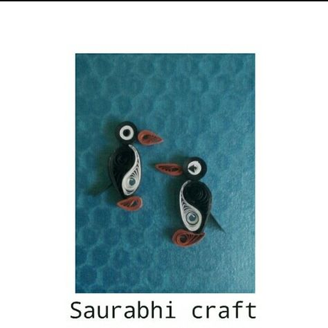 Paper quilling penguin 🐧 Quilling Penguin, Penguin Crafts, Quilling Ideas, Quilling Paper Craft, A Giraffe, Quilling Paper, Quilling Art, Paper Quilling, Paper Craft