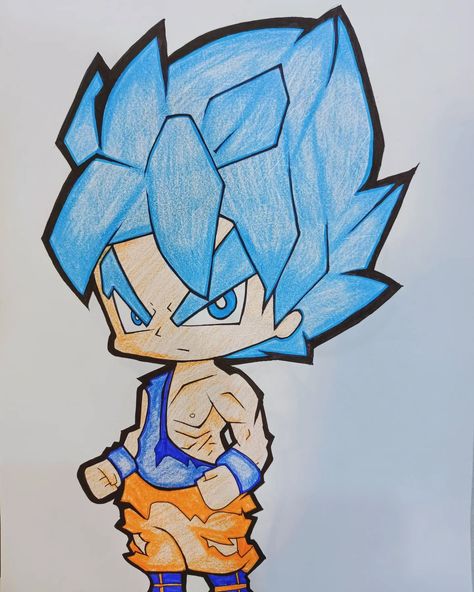 Super Saiyan Blue Goku #goku #dragonball #dragonballz #dragonballsuper #db #dbs #dbz #vegeta #supersaiyanblue #supersaiyan #art #artist #drawing #sketch #sketching #painting #akiratoriyama #anime #animeart #manga Goku Sketch, Super Saiyan Blue Goku, Goku Blue, Dbz Vegeta, Sketching Painting, Goku Drawing, Super Saiyan Blue, Sketches Easy, Artist Drawing