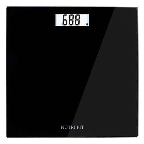 NUTRI FIT Digital Bathroom Scale Body Weight Scales 400 lbs Ultra Slim Most Accurate for Gym Yoga Studio with Large Backlit D Weight Scales, Body Weight Scales, Body Weight Scale, Body Scale, Body Fat Scale, Smart Scale, Coconut Oil Pulling, Reduce Body Fat, Weight Scale