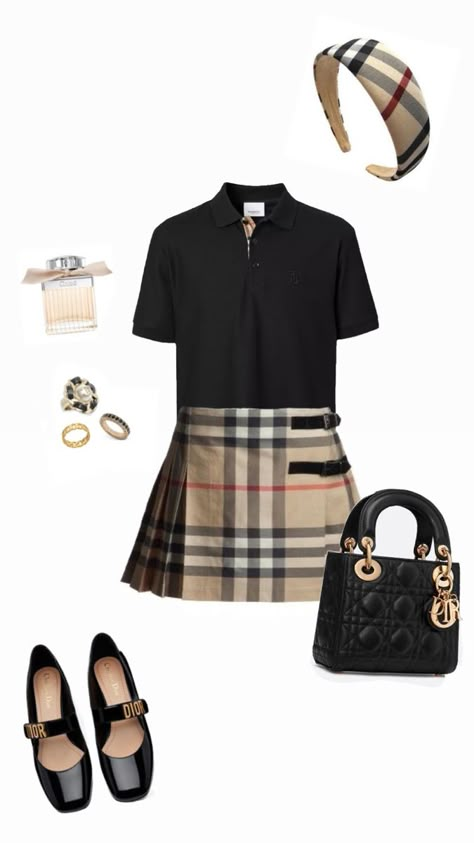 Preppy Outfit Ideas For School, Old Money Girl, Outfit Ideas Preppy, Shirts Preppy, Burberry Clothes, Back To School Preppy, Preppy Shirts, Royal Background, Preppy Brands