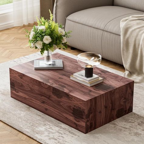 This rectangular coffee table has a modern, elegant look and feel, and will complement the furniture in your home. It can be used as a coffee table or as a center table. Rectangle Center Table, Modern Wood Coffee Table, Sofa End Tables, Wood Coffee Table, Rectangular Coffee Table, Center Table, Coffee Table Wood, Modern Wood, Living Room Table