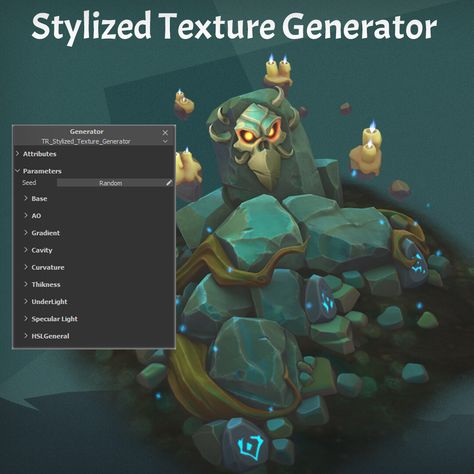 Substance Painter Stylized, Substance Painter Tutorials, Substance Designer Tutorial, Stylized Texture, Stylized 3d, Moon Texture, Props Design, Environment Props, Props Concept