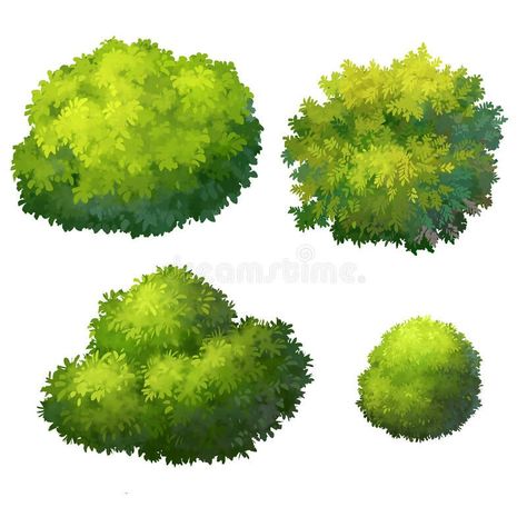 Bushes Reference, Draw Bushes, Grass Painting, Picture Tree, Digital Painting Tutorials, Landscape Drawings, Tree Drawing, Photo Tree, Environment Design