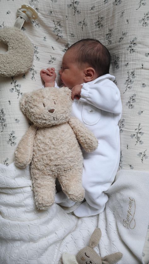 Newborn With Stuffed Animal, Sheepskin Armchair, No 17 House, Double Dishwasher, Dishwasher Drawers, Tiny Newborn Baby, Newborn Hospital Outfits, I Want A Baby, Eco Baby