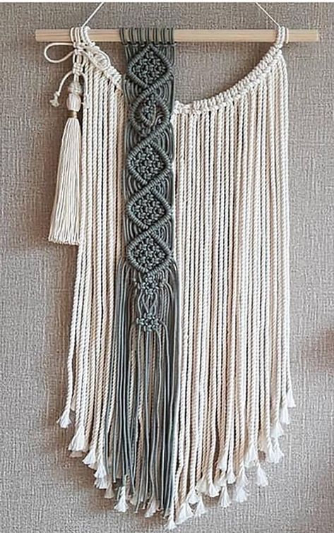 Mural Macrame, Plantas Interior, Pola Macrame, Rustic Wedding Backdrops, Makramee Diy, Macrame Tapestry, Macrame Wall Hanging Diy, Macrame Wall Decor, Macrame Hanger