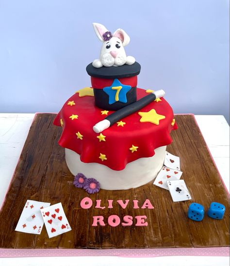 Magician cake Cake Ideas For Father, Magician Cake, Birthday Cake Kids Boys, Sugar Bread, Olivia Rose, Father Birthday, Bunny Cake, Boy Birthday Cake, Pan Bread