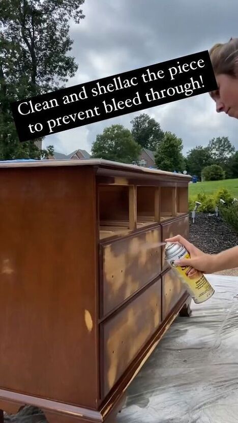 Welcome to my outdated dresser makeover tutorial. I transformed a dull and outdated dark dresser into a stunning modern farmhouse piece.