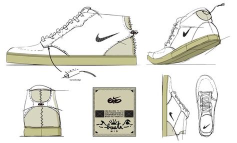 nike Sneakers Sketch, Rendering Techniques, Shoe Sketches, Shoe Design Sketches, Brand Image, Top View, Design Sketch, Designer Shoes, Humanoid Sketch