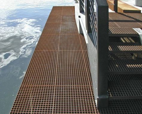 Metal Grate Floor, Permeable Architecture, Metal Walkway, Beach Shack House, Boat Harbour, Loft Extension, Steel Cladding, Beach Shack, Corten Steel