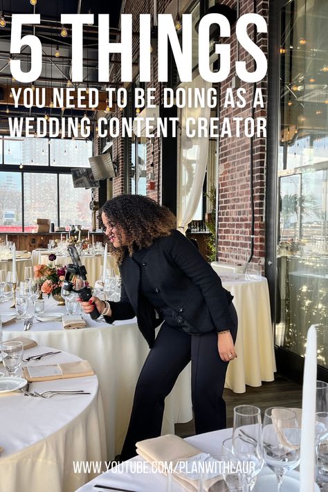 If you're passionate about creating wedding content but find it challenging to be taken seriously in the industry or are looking to level up in 2024, you're in the right place. In my latest video, we'll explore crucial tips and changes you need to make to elevate your status as a wedding content creator and make a lasting impact.