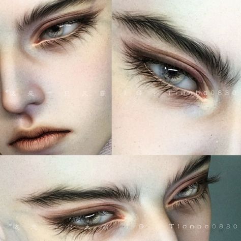 Doll Face Paint, Doll Aesthetic, Fantasy Art Dolls, Princess Art, Eye Shape, Handsome Man, Anatomy Reference, 판타지 아트, Bjd Doll