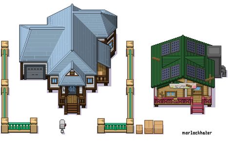 Pokemon House, Pokemon Town Art, Rpg Maker Tileset, Rpg Maker Mv Tilesets, Pokemon Tilesets, Pokemon Maps, Pixel Art Platformer Tiles, City Map Drawing, Pixel Art Tileset Platformer