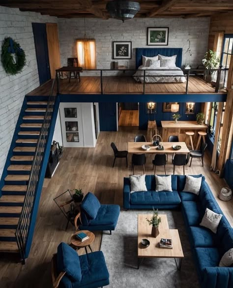 Loft House Design, Loft Interior Design, Tiny House Loft, House Loft, Loft Interiors, Loft House, Tiny House Interior, Loft Design, Tiny House Cabin