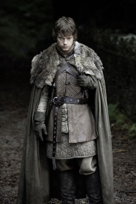 Game Of Thrones Theon, House Greyjoy, Game Of Thrones Men, Game Of Thrones Outfits, Medieval Outfit, Iwan Rheon, Alfie Allen, Theon Greyjoy, Game Of Thrones Winter