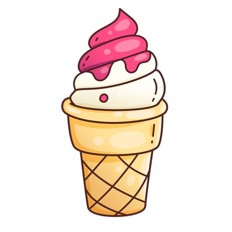 Summer Cartoon Clipart Sticker Ice Cream Isolated Ice Cream Cartoon Images, Toy Makeover, Cartoon Ice Cream, Ice Cream Cartoon, Ice Cream Sticker, Ice Cream Clipart, Ice Cream Illustration, Today Is Monday, Wallpaper 2024