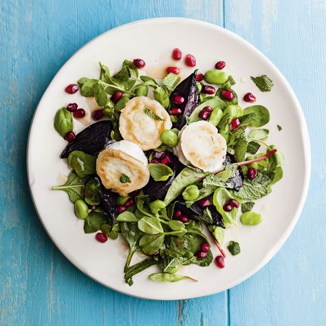 Salad Lunch Recipes, Beetroot And Goats Cheese, Grilled Goat Cheese, Goats Cheese Salad, Bacon Bbq Sauce, Salad Recipes Healthy Lunch, Asparagus Tart, Salad Recipes Lunch, Grilling Recipes Sides