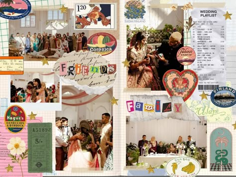 forgot to post the digital scrapbook of our wedding Scrapbook Ideas For Wedding, Digital Scrapbook Instagram Post, Instagram Scrapbook Post, Digital Scrapbook Ideas, Creative Collage Ideas, Wedding Scrapbook Ideas, Engagement Scrapbook, Canva Scrapbook, Collage Scrapbook Layouts