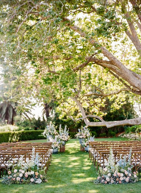 Prettiest Flowers, Wedding Locations California, Wedding Processional, Chair Rentals, Aisle Flowers, Malibu Wedding, Wedding Aisle Decorations, Wedding Ceremony Flowers, Ceremony Decor