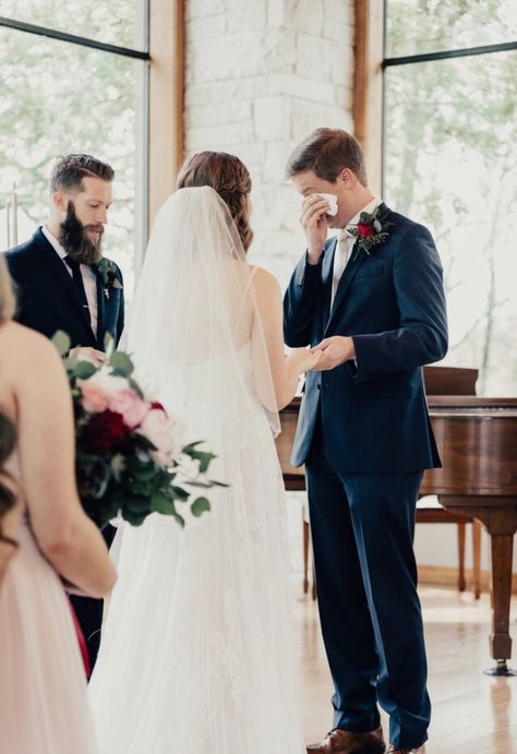 Just so sweet. I want my groom to cry! Groom Crying When He Sees Bride, Groom Crying, Jesus Videos, Couple Picture, Shadow Pictures, Couple Picture Poses, Wedding Aesthetic, Flower Girl Gifts, Happy Tears