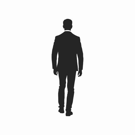 Man standing silhouette vector design | Premium Vector #Freepik #vector #man #black #art #design Black Art Design, Standing Silhouette, Man Silhouette, 30 Year Old Man, Army Tattoos, Office Men, Man Vector, Man Black, Man Standing