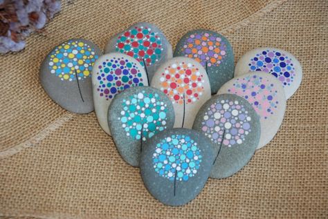 This Acrylic Paintings item by CranberryGiftShop has 205 favorites from Etsy shoppers. Ships from Cyprus. Listed on Apr 6, 2024 Floral Motives, Painted Pebbles, Rock Flowers, Dandelion Designs, Stone Ornaments, Rock Painting Ideas Easy, Hand Painted Stones, Handmade Decor, Rock Painting Designs