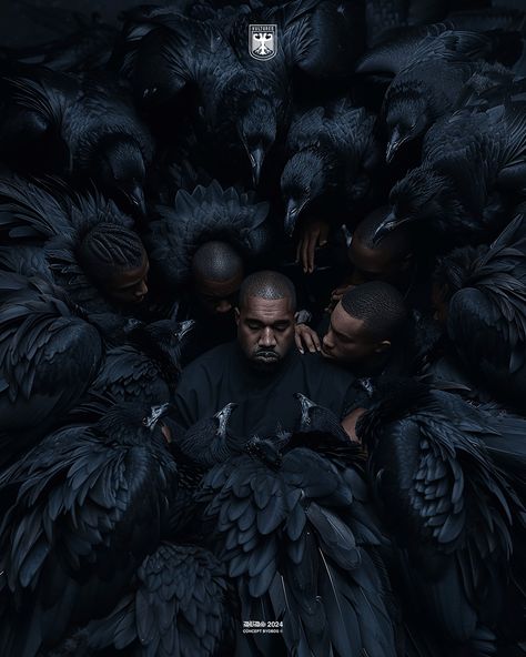 VULTURES [VISUALS] KANYE WEST X DONDA :: Behance Kanye West Background, Funny Kanye, Kanye West Wallpaper, Kanye West Albums, Rapper Wallpaper Iphone, Rapper Art, Graphic Poster Art, Hip Hop Art, Rap Aesthetic