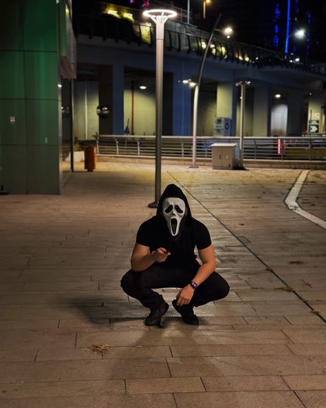 Ghost Face Couple 💀🔪🎃 . #Halloween #ghostface #scream Ghostface Couple, Ghostface Costume, Masked Men, Ghostface Scream, Biker Boys, Ghost Face, Masked Man, Horror Characters, Ghost Faces