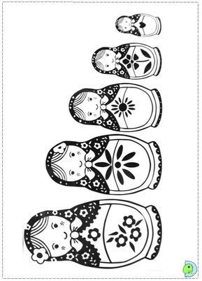 Nesting Dolls Drawing, Nesting Dolls Craft, Coloring Pages Boys, Dolls Coloring Pages, Matryoshka Doll Art, Girls Coloring Pages, Boys Coloring Pages, Babushka Dolls, Russian Dolls