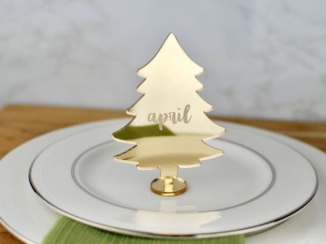 Laser Cut Christmas Ideas Christmas Fayre Ideas, Laser Christmas, Holiday Place Settings, Jungle Party Decorations, Bridal Shower Cake Topper, Laser Engraved Acrylic, Custom Wedding Monogram, Acrylic Laser Cut, Engraved Acrylic