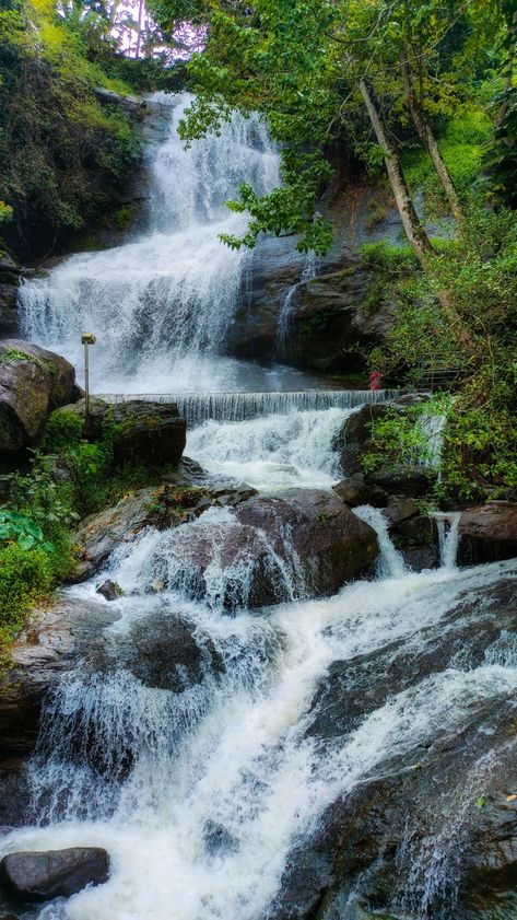 Areeckal waterfalls, Kerala, India Kerala Waterfalls, Waterfalls In India, Kerala Aesthetic, India Aesthetic, Milkshake Recipe Easy, Waterfall Wallpaper, Waterfall Pictures, Apple Watch Fashion, Milkshake Recipe