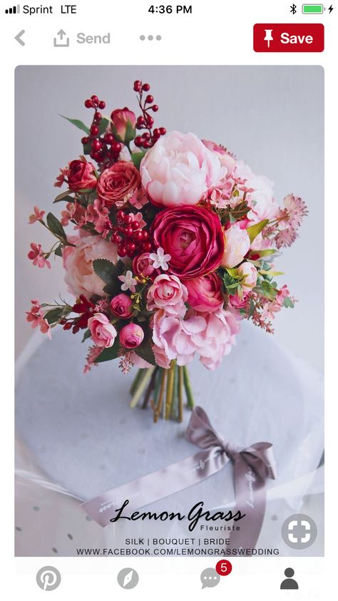 Valentines Bouquet, Red Bridal Bouquet, Pretty Bouquet, Bridal Bouquet Pink, Bouquet Bride, Wedding Bouquets Pink, A Bouquet Of Flowers, Peonies Bouquet, Pink Bridal