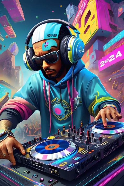 Dj Images Wallpapers, Moon Magic Art, Dj Illustration, Dj Wallpaper, Dj Techno, Dj Decks, Digital Dj, Swag Wallpaper, Virtual Dj