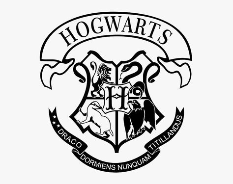 Hogwarts Svg, Logo Harry Potter, Hogwarts Silhouette, Hogwarts Logo, Harry Potter 3d, Harry Potter Crest, Harry Potter Svg, Harry Potter Logo, Festa Harry Potter