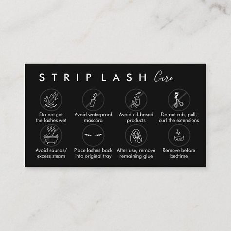 Black Strip Lash Aftercare#tattoo #tattoaftercare #tattoocare Strip Lash Packaging, Lash Strip Business Aesthetic, Strip Lashes Business, Lash Strip Business, Strip Lash Business, Lash Business Cards, Aftercare Tattoo, Tattoo Oil, Lash Aftercare