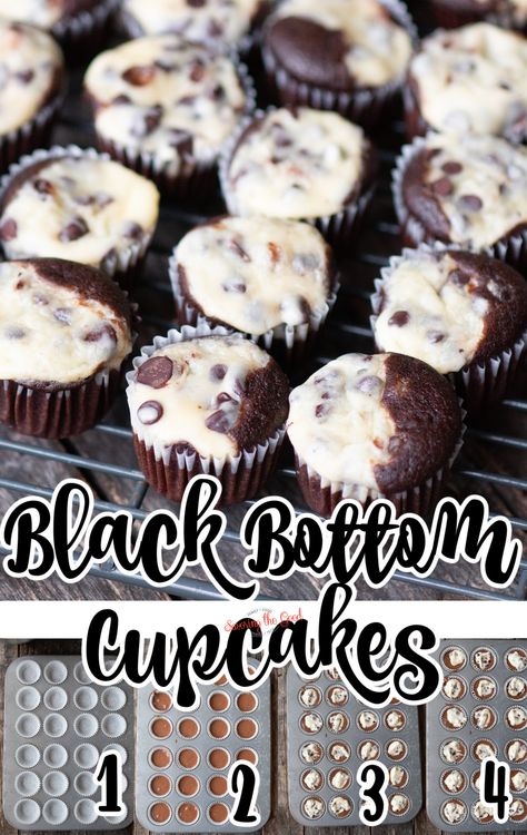 Chocolate Cake Cream Cheese, Chocolate Cake Cream, Cream Cheese Filled Cupcakes, Chocolate Cream Cheese Cupcakes, Cream Cheese Cheesecake, Black Bottom Cupcakes, Cream Cheese Cupcakes, Cupcake Cream, Cream Cheese Brownies