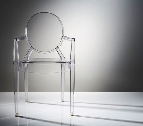 Louis Ghost Chair, Transparent Chair, Style Dining Room, French Arm Chair, Antique Table, Injection Moulding, Room Chairs, Ghost Chair, How To Style