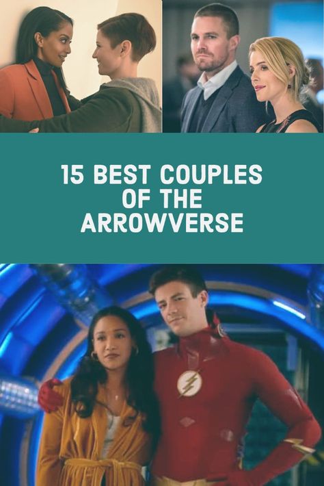 Alex and Kelly from Supergirl, Oliver and Felicity from Arrow, Barry and Iris from The Flash Brainy And Nia, Sara And Ava, Barry And Iris, Ray Palmer, Best Couples, Alex Danvers, Thea Queen, Legends Of Tomorrow, Oliver And Felicity