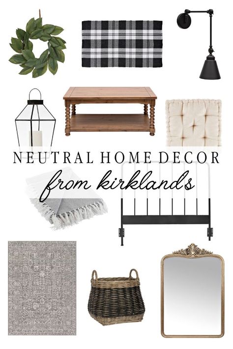 I've rounded up all of the best neutral home decor finds from Kirkland's that you can add to your collection. Cozy and beautiful decor for everyone! #neutralhomedecor #homedecor #kirklands #farmhousestyle Kirklands Home Decor Living Room, Kirklands Home Decor, Kirkland Home Decor, Farmhouse Style Lighting, Home Decor Finds, Farmhouse Light Fixtures, Neutral Home Decor, Neutral Home, Farmhouse Lighting