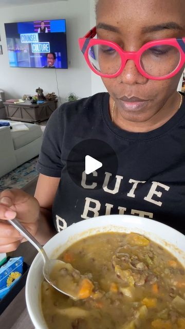 Renz | Caribbean Recipes on Instagram: "Who want some Pigeon Peas Soup?🙋🏽‍♀️ This hearty soup, with a deep earthy flavor of pigeon peas, ground provisions and dumplings will always be a WIN! 

A huge a crowd pleaser a favorite for soup for weekends 😋

Comment SOUP to receive recipe in your inbox 📥 or find full recipe on thisbagogirl.com

#PigeonPeasSoup #CaribbeanSoup #HeartyMeals #ComfortFood #WeekendSoup #CrowdPleaser #SoupSeason #HomemadeSoup #TraditionalRecipes #GroundProvisions #Dumplings #FlavorfulSoup #EasyRecipes #ThisBagoGirl #FoodieFavorites #SoupLovers #RecipeShare #DeliciousDishes #CookingAtHome #SoupRecipes #HealthyEating" Ground Provisions, Peas Soup, Yellow Split Pea Soup, Yellow Split Peas, Pigeon Peas, Split Pea Soup, Hearty Soup, Pea Soup, Soup Season