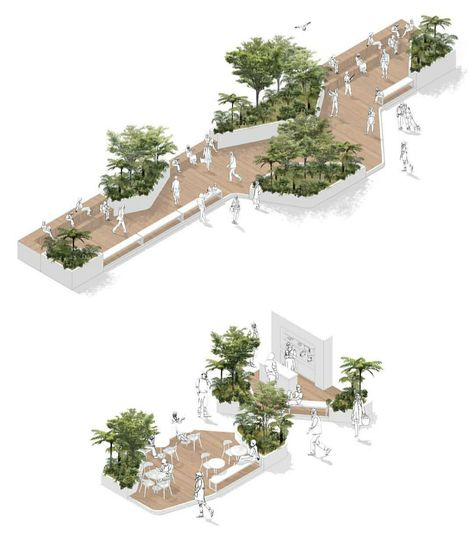 Interactive Landscape, Interactive Spaces, Interactive Architecture, Urban Design Diagram, Urban Design Architecture, Landscape Architecture Drawing, Urban Design Plan, Urban Landscape Design, Architecture Concept Diagram