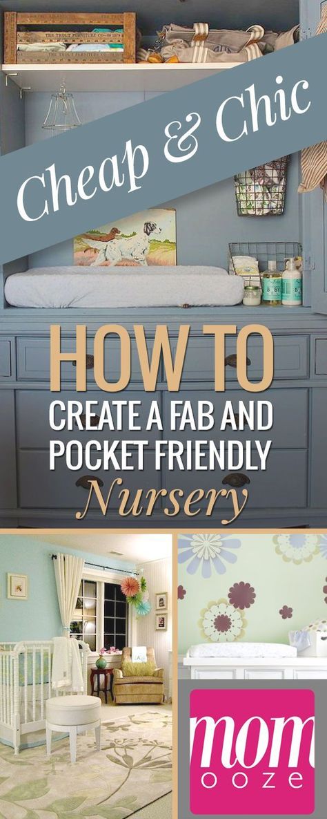 Cheap & Chic: How to Create a Fab and Pocket Friendly Nursery #momooze Cheap Nursery Decor, Nursery Dark Furniture, Nursery Tips, Affordable Nursery, Budget Nursery, Nursery Hacks, Home Organization Binders, Nursery Trends, Decorating House